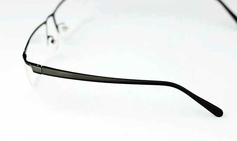 óculos grande vazrobe armação de titânio semi sem grande rosto amplo