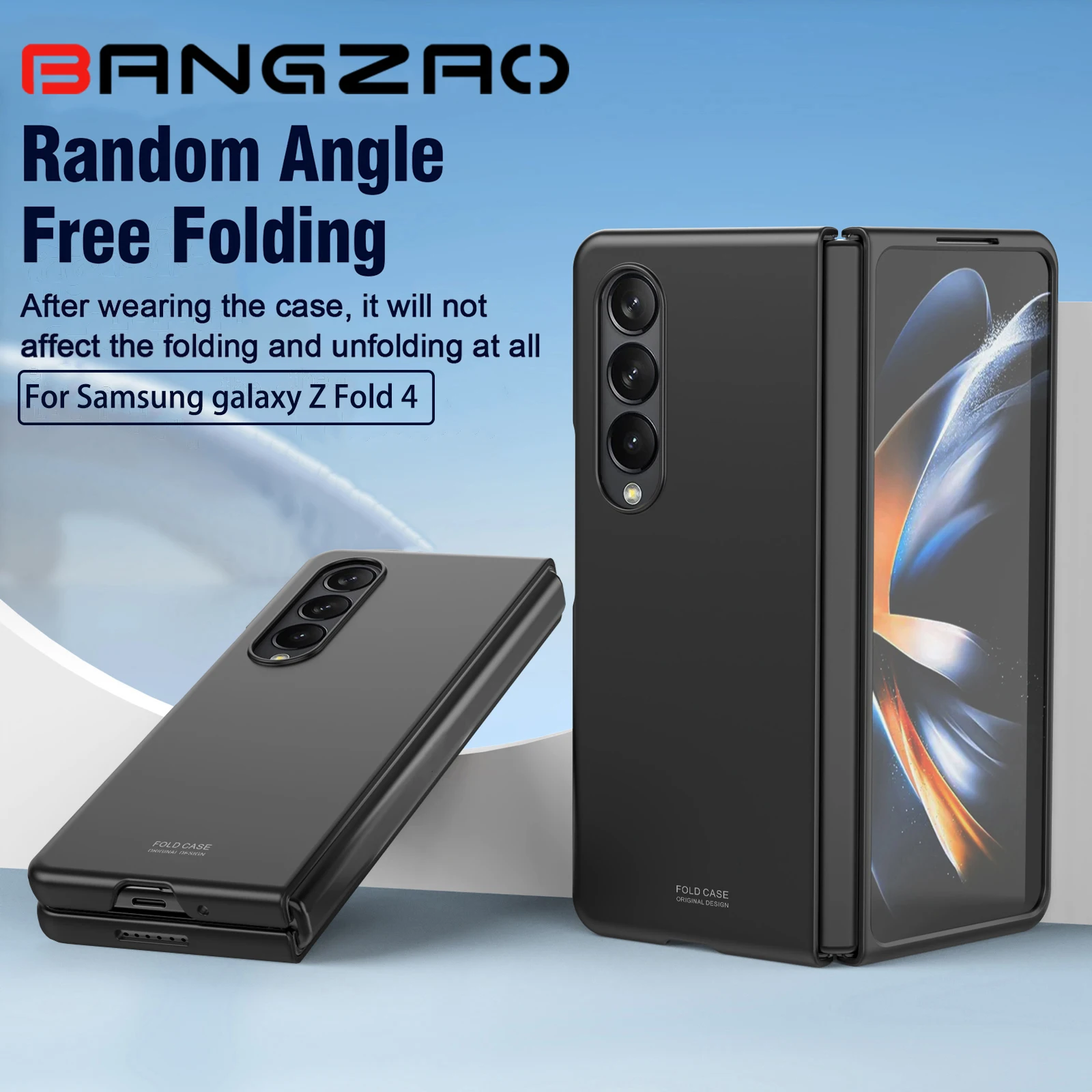 Für Samsung Galaxy Z Fold 4, luxuriös, ultradünn, hautfreundlich, matt, faltbar, stoßfest, Schutz, PC-Hartschale, Zubehör