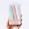 1/3pc Safe Folding Ladies Face Shaver Eyebrow Trimmer Blade Anti-Scratch Razor Makeup Tools Eyebrow Trimmer Face Razor for Women 3