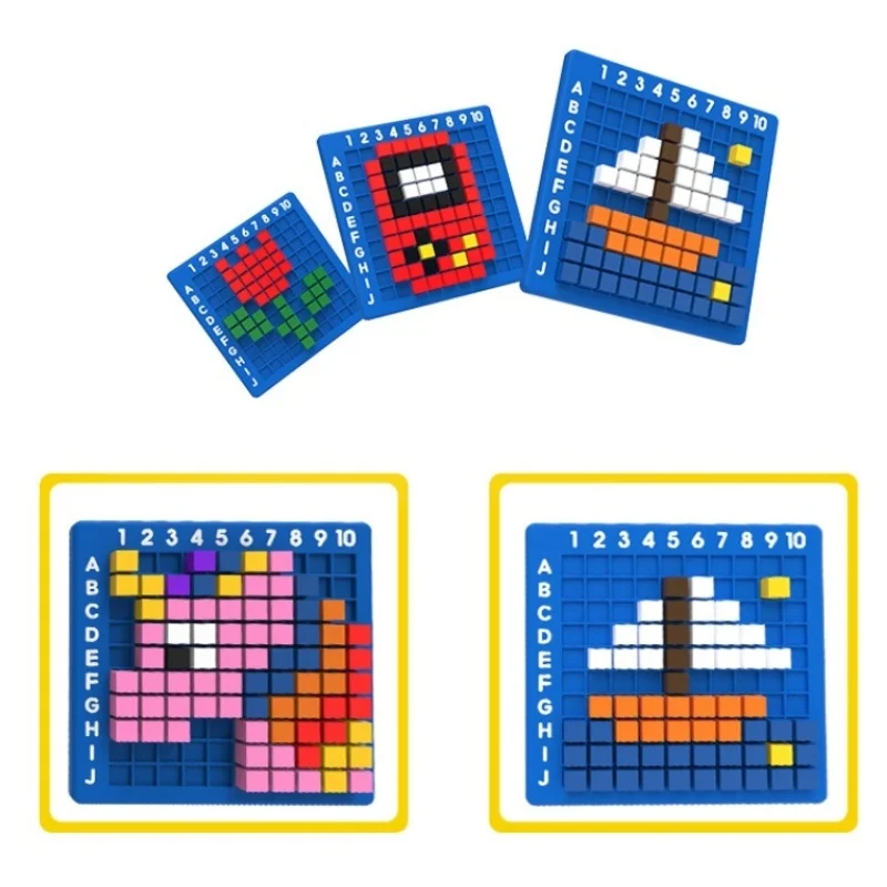 Pixel art facili per i bambini: 9 schemi gratis