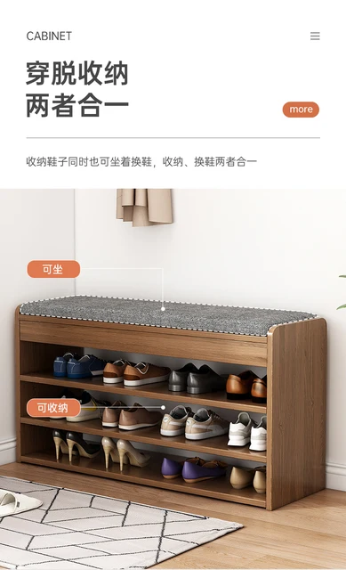 Ulrik - Shoe Rack for Entryway Shoe Cabinet Shoe Rack Bench — BO-HA