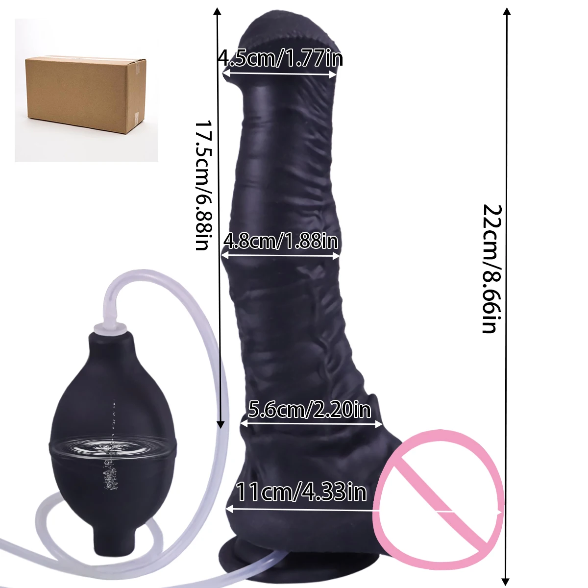 Big Long Horse Dildo Penis Squirting Dildo Huge Realistic Animal Dildo Anal Expansion Dilator Training Sex Toys For Woman Men