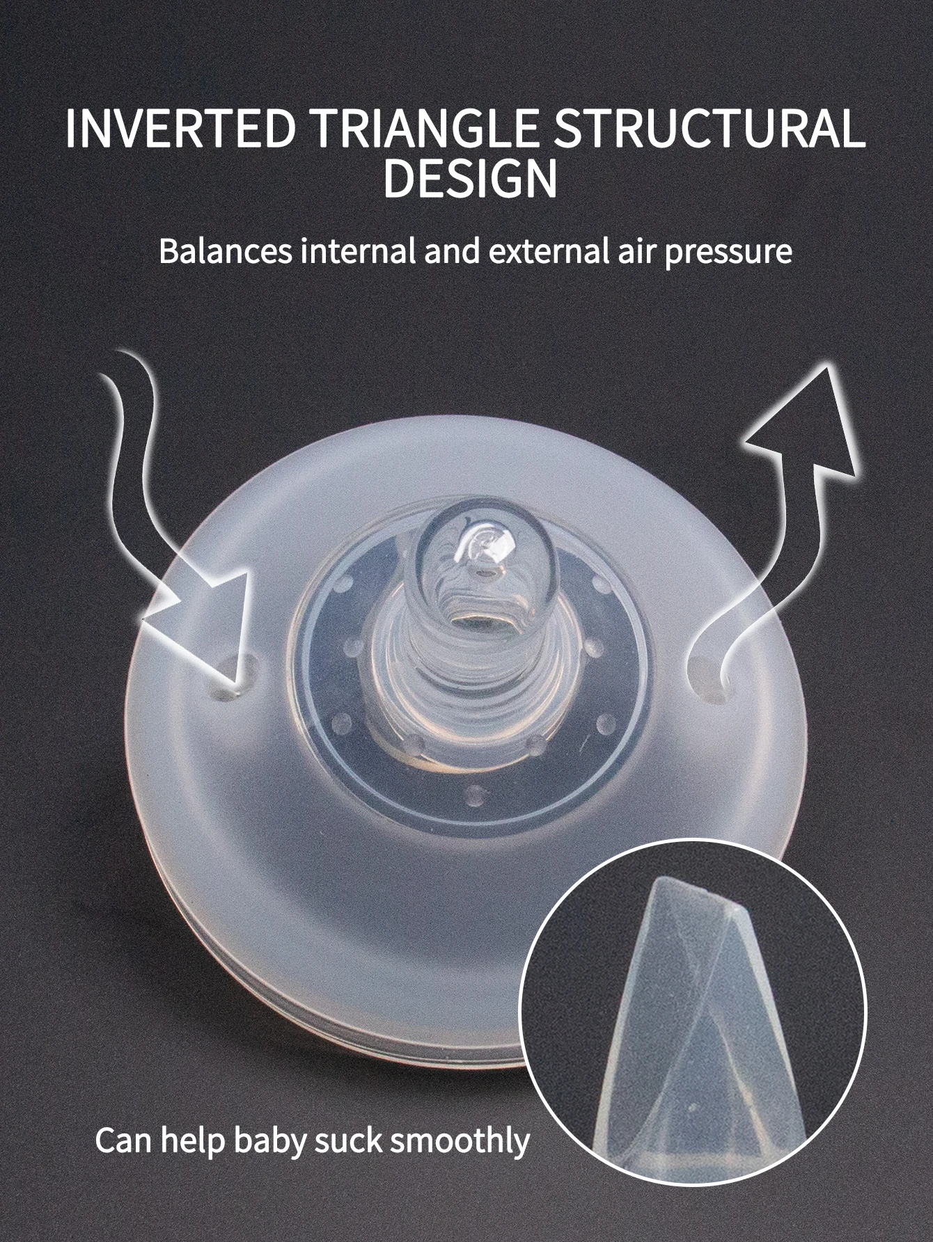 Baby Safe Silicone Round Matte Nipple with Straw Gravity Ball for 7cm Diameter Bottles and Nipple Accessories 5
