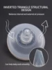 Baby Safe Silicone Round Matte Nipple with Straw Gravity Ball for 7cm Diameter Bottles and Nipple Accessories 5