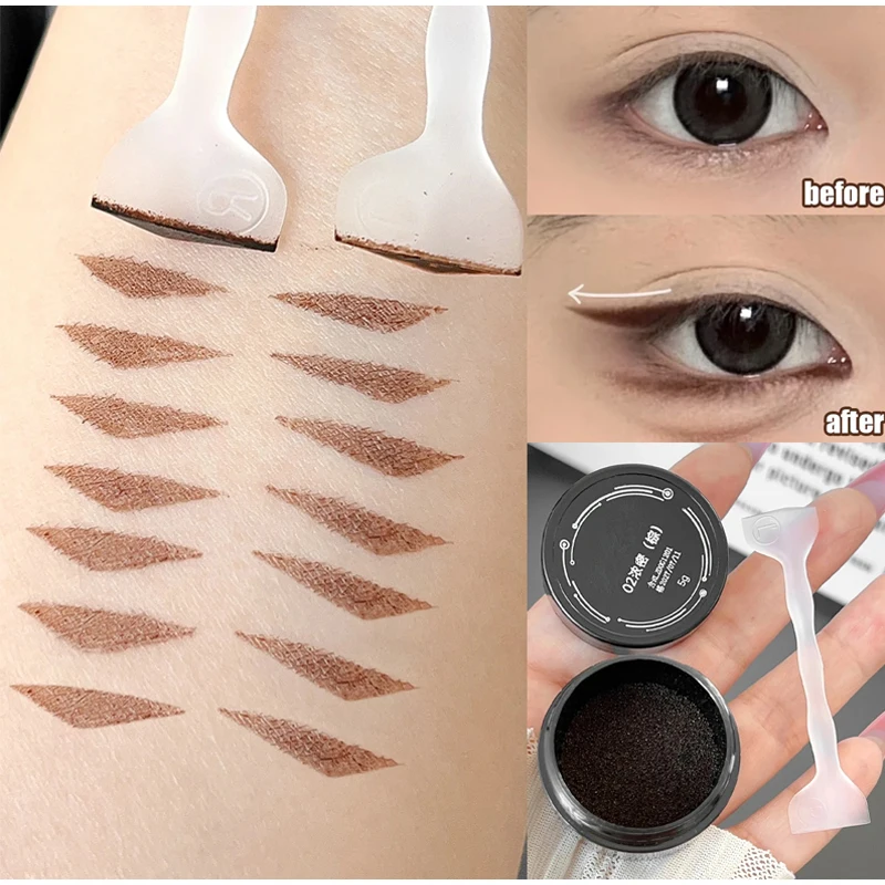 Description Picture 2 of itemEyeliner Stamp Waterproof Sweat Proof Eye Makeup for Beginner Long Lasting Eyelashes Template Portable Lazy Eyeliner Artifact