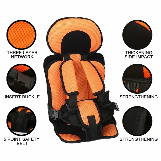 NEW ARVOSTO Child Safety Seat Mat with Adjustable Cushion