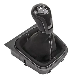 Car Speed Gear Shift Knob with Gaiter Boot (6 Speed)