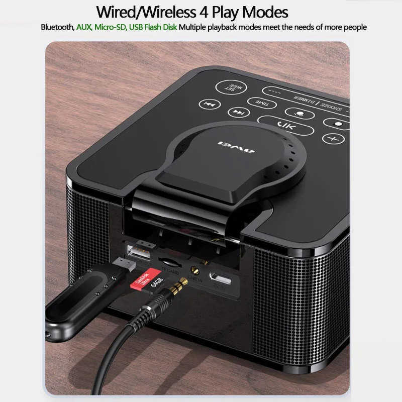 Awei Y332 bocinas bluetooth portátiles inalámbricos Bluetooth