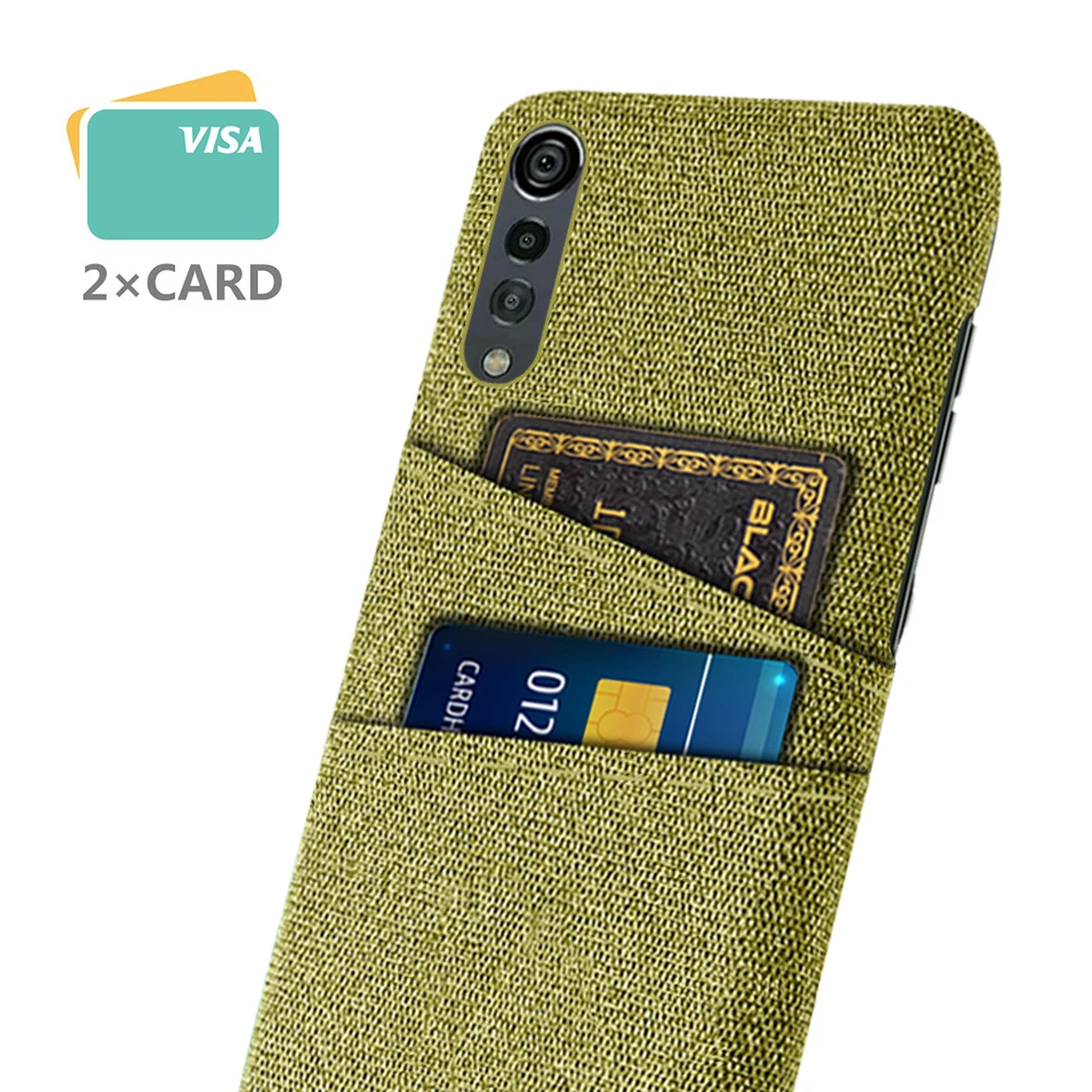 Custodia Per Lg Velvet 4G 5G Dual Card Tessuto Panno Luxury Business Cover Lg Velvet Wallet Back Coque Per Lg Velvet 6.8 "Fundas