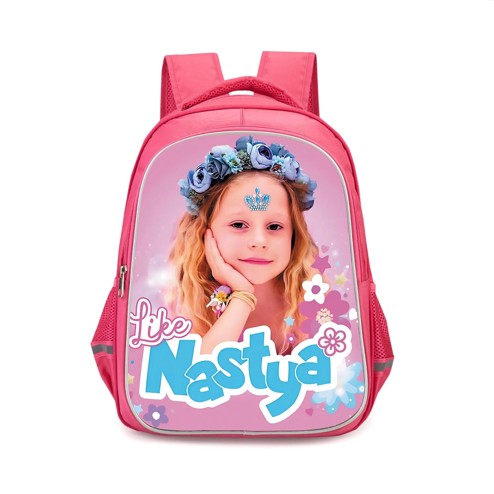 thumbnail image 1 of Mochilas para niños como Nastya, regalo de cumpleaños para niñas, mochilas escolares, mochilas duraderas para acampar, 1 of 4