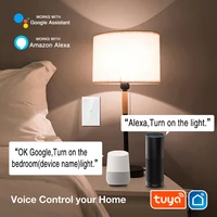 118 US Tuya Sensors Touch Switch Works With Google Home Alexa Voice Control WiFi Smart Home Appliance Need Neutral 1gang 2Way - Image 3