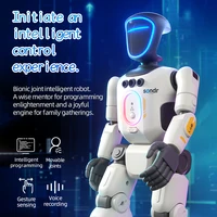 Smart Dancing Remote Control Robot Toy 2.4G Joint Mobility Breathing Light Record RC Robot Intelligent Robot for Child Kid Toys 2