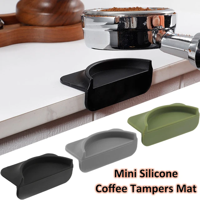 Espresso Coffee Tampers Mat Silicone Tamper Holder Corner Mat Pad Anti-skid Tamper Mat For 51/54/58mm Tamping Barista Tools