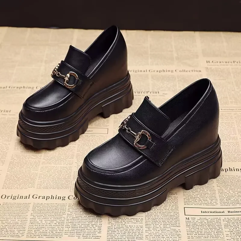Women Sneakers Fashion Breathble Vulcanized Shoes Pu Leather Platform Shoes White Lace Up Casual Shoes Zapatos Mujer zapatillas