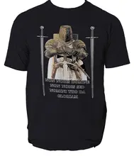 

Templar Knights Teutonic Crusader T-Shirt. Summer Cotton Short Sleeve O-Neck Mens T Shirt New S-3XL