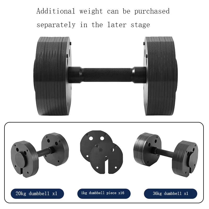 quick disassembly plug in adjustable dumbbells multifunctional men's fitness arm muscle 1kg incremental steel dumbbell Quick Disassembly Plug-in Adjustable Dumbbells Multifunctional Men's Fitness Arm Muscle 1kg Incremental Steel Dumbbell 4