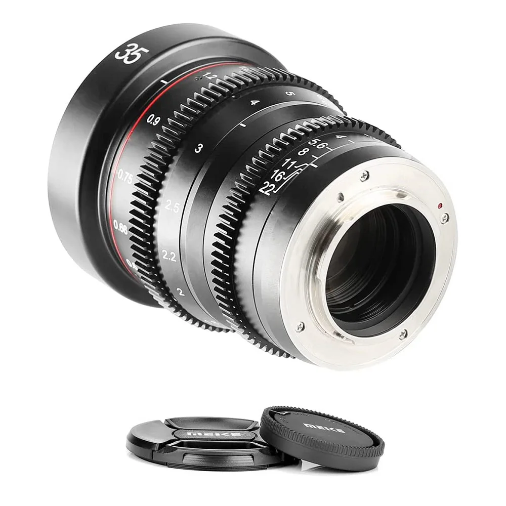 올림푸스 파나소닉 루믹스 M4/3 마운트 OM-D E-M5 E-M1 EM 10 마크 ii iii GH5 GH6 G85 BMPCC 4K용 메이케 35mm T2.2 시네마 렌즈