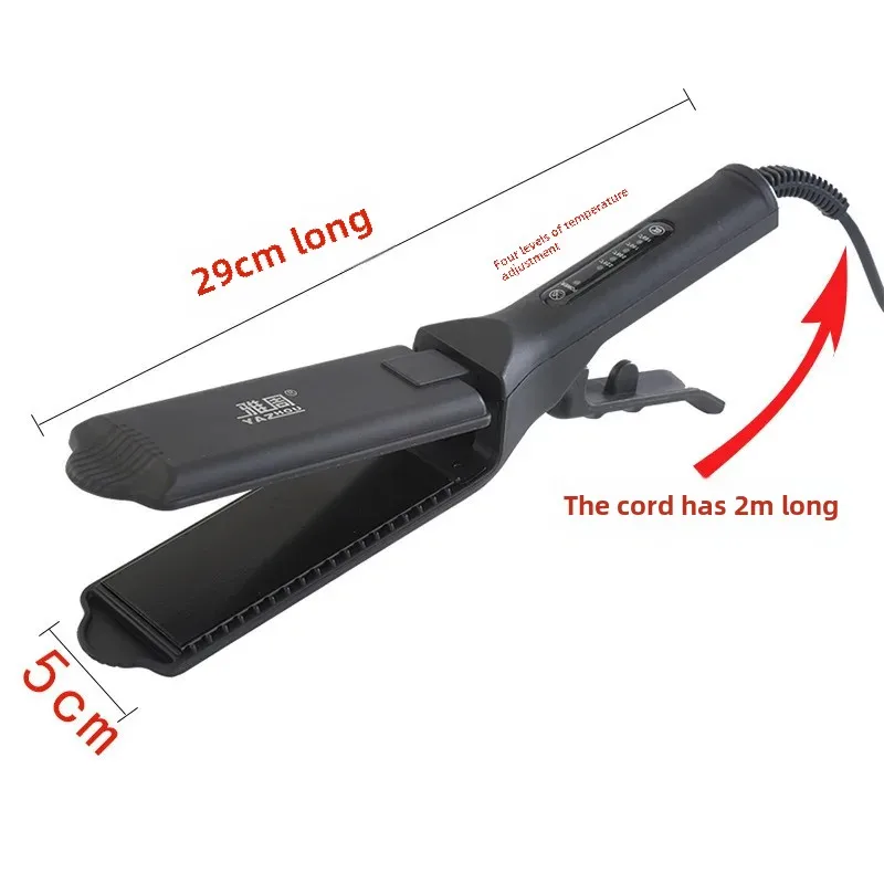 Electric Hair Clippers Yazhou Four Gears Temperature Control Flat Hair Drying Iron Corn Rolling Styling Tool Root Volumizin