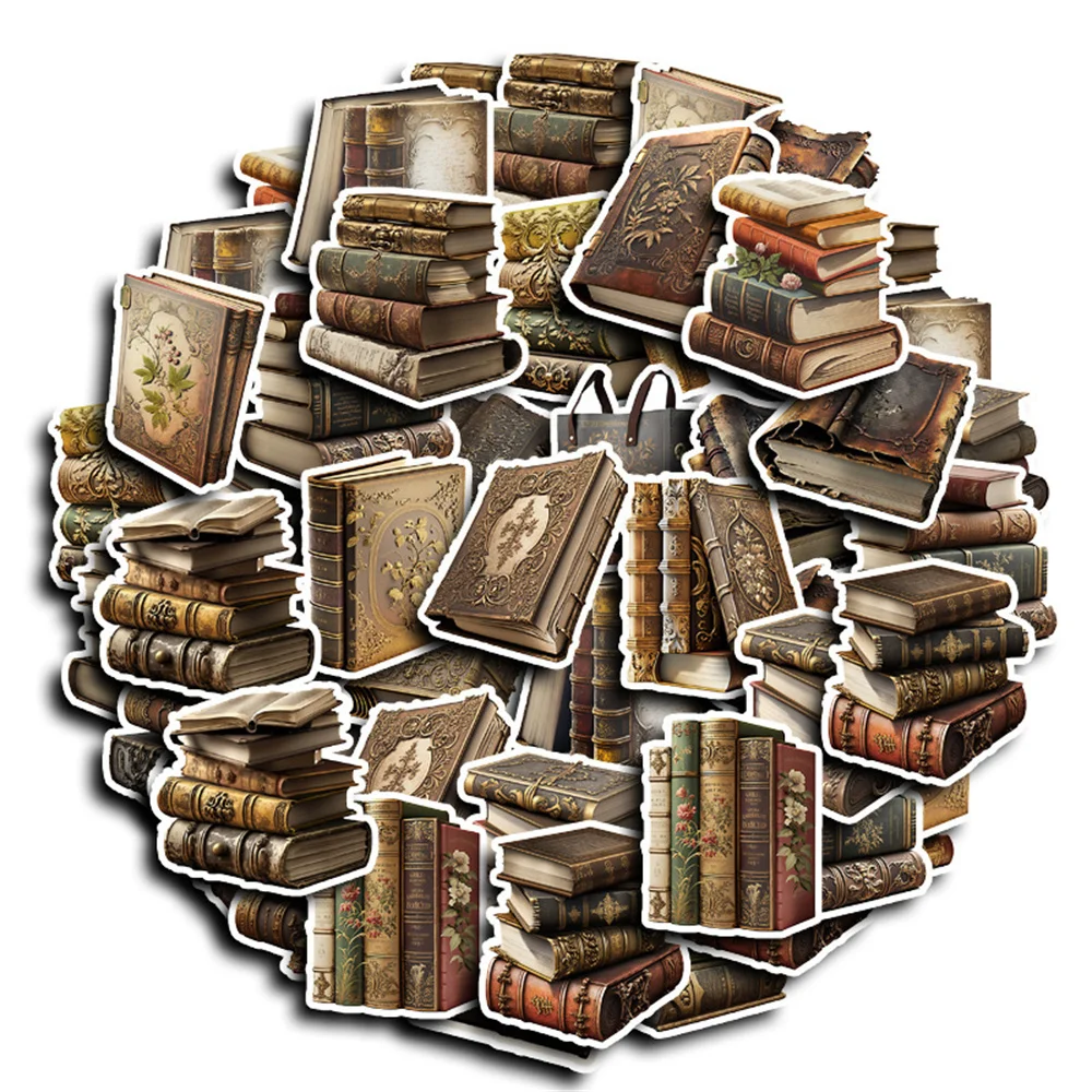 

50 шт., волшебная ретро-наклейка для книг
