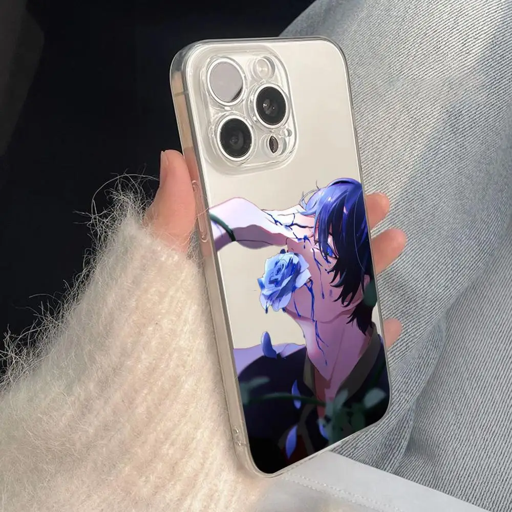 Blue Lock X Yoichi Isagi Cool Anime Transparent Phone Case