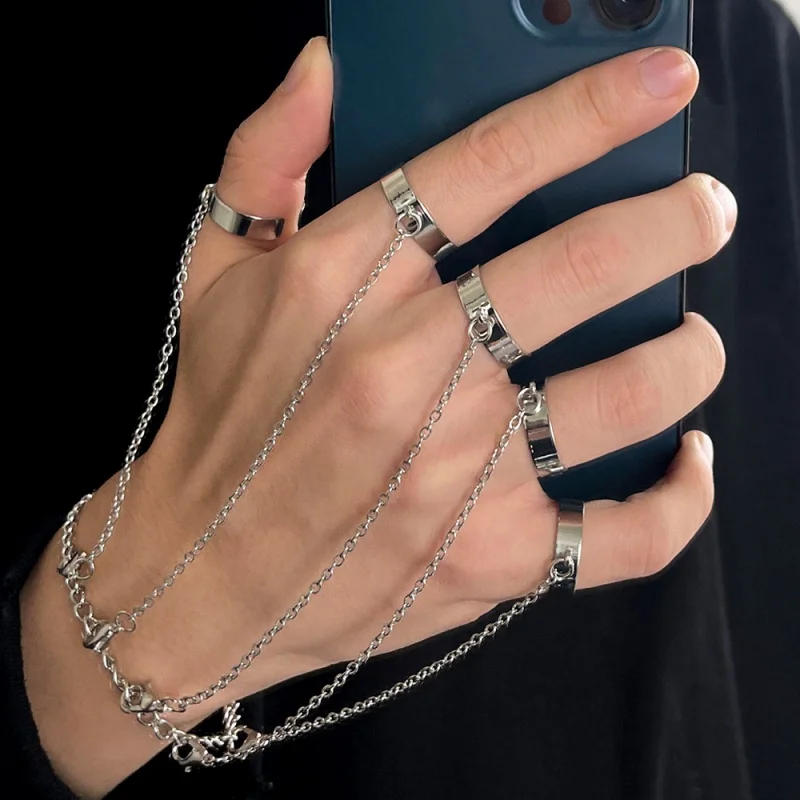 Serpente Braccialetto Punk Vortice Argento Gioielli Per Le Donne