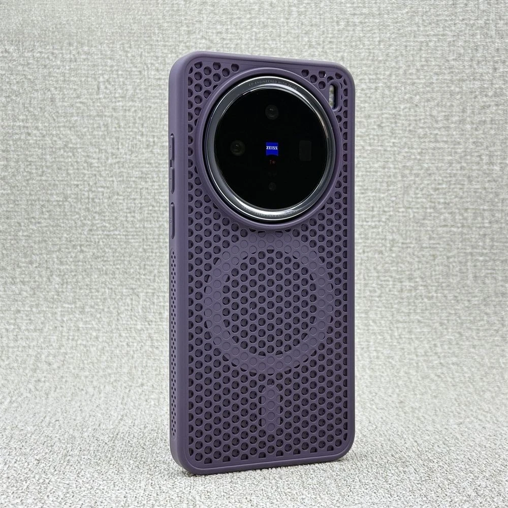Honeycomb Heat Dissipation Breathable Magnetic Back Cover Case