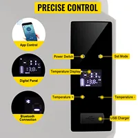 VEVOR Мини автомобильный холодильник маленький холодильник морозильник 30L 40L 50L портативный компрессор охладитель 12V/24V 220V для вождения кемпинг пикник — изображение 6