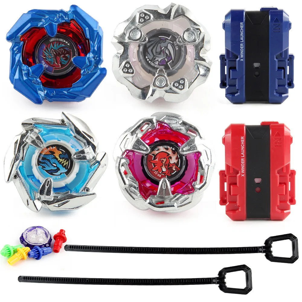4PCS BX168-A10 BX Series Spinning Tops Burst Set Launcher Toys Gift