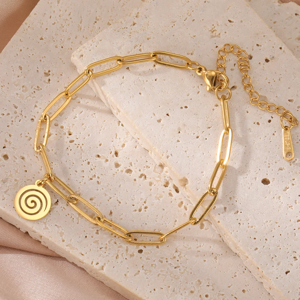 JUNIPER SWIRL CHAIN BRACELET