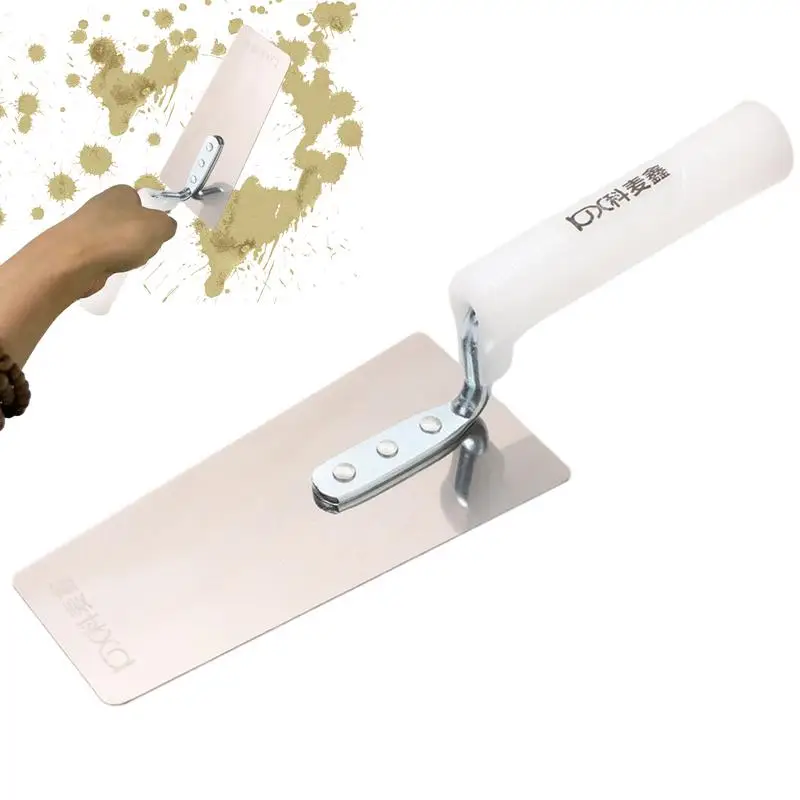 Concrete Trowel Stainless Steel Plastering Trowel Grout Ergonomic Handle Masonry Tools Construction Grouting