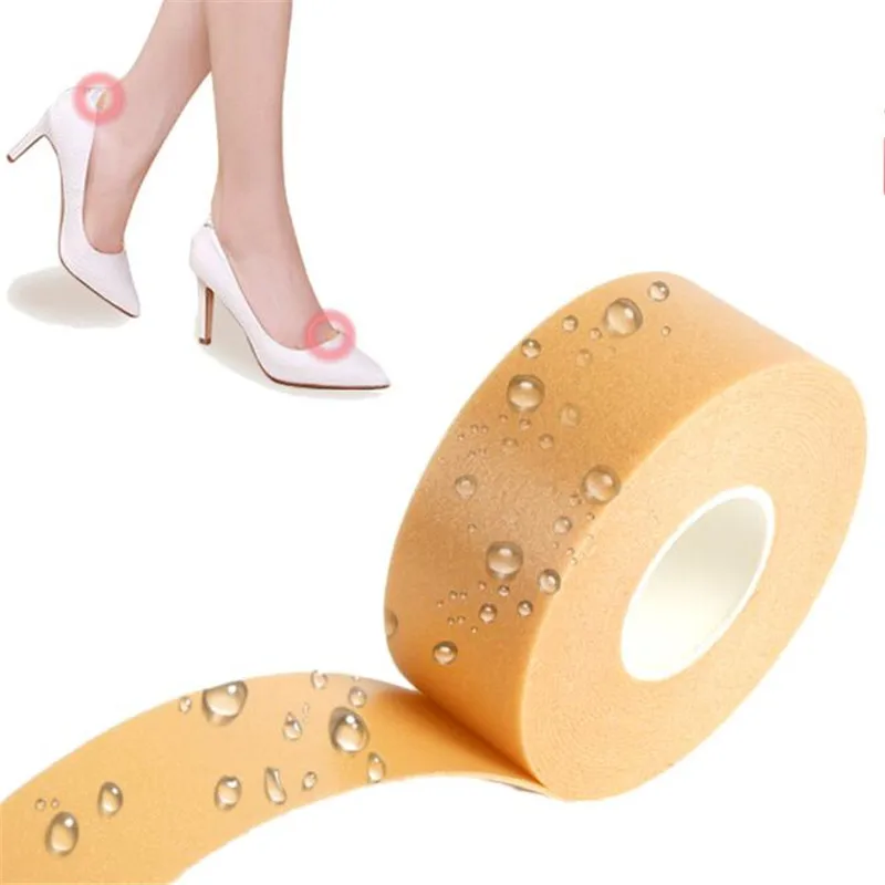 Silicone Gel Heel Cushion Protector Foot Feet Care Shoe Pads Insert Insole Sticker Useful Women Heel Protector Cushion Tapes 5M