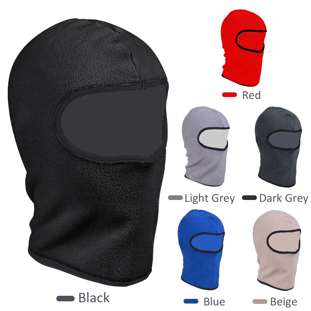 Kids Hat Winter Full Face Ski Mask Indoor And Outdoor Windproof Polar Fleece Neck Warmer for Boys Girls