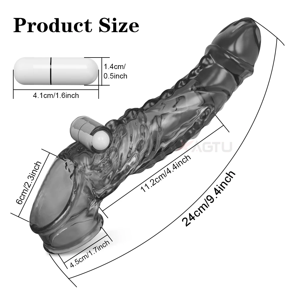 Reusable G Spot Vagina Vibrator Cock Ring Silicone Delay Ejaculation Stronger Erection Clitoris ButtPlug Anal Adult Sex Toys Men
