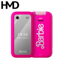 HMD Barbie phone 4G Feature Phone Camera 1450mAh Bluetooth 5.0 FM Radio Dual SIM Bettery Type-C Port Mobile Phone 1