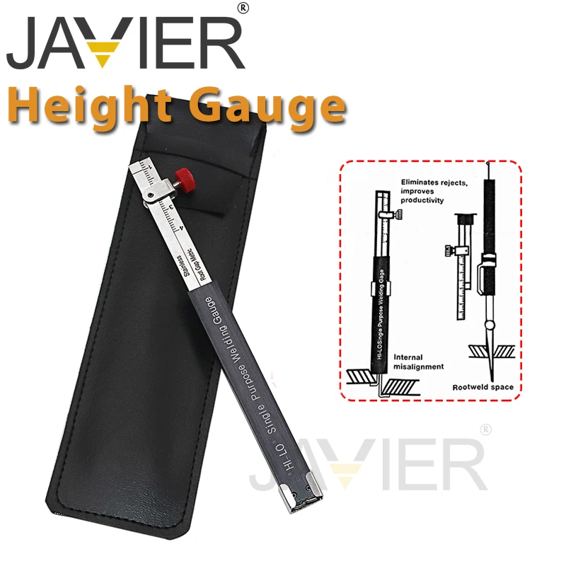 Set 7 Pezzi Calibri Per Saldatura D'Angolo - Portachiavi Con Misure Metriche E In Pollici - Foto 9