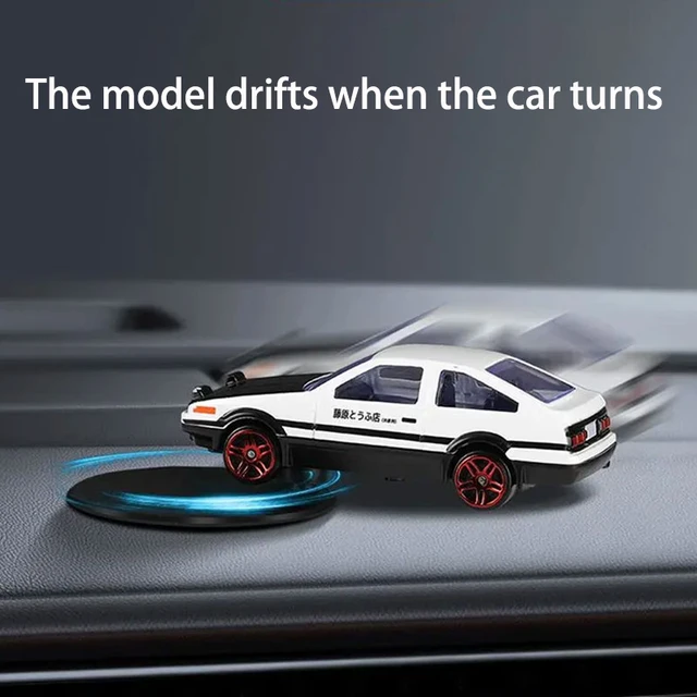 Auto Per Lightning McQueen Drift Ornamenti Rotanti Cruscotto Automatico Tornitura AE86 Modello Deco Car Center Console Decorazione 2