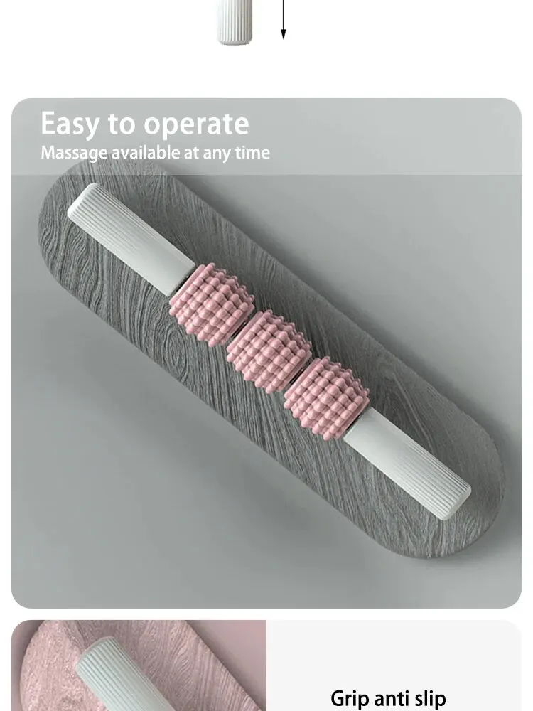 Description Picture 5 of item1 Pc Fitness Muscle Massage Stick, Fascia Roller Massage Stick For Yoga Muscle Relaxation and Stretching Roller, Thin Calf