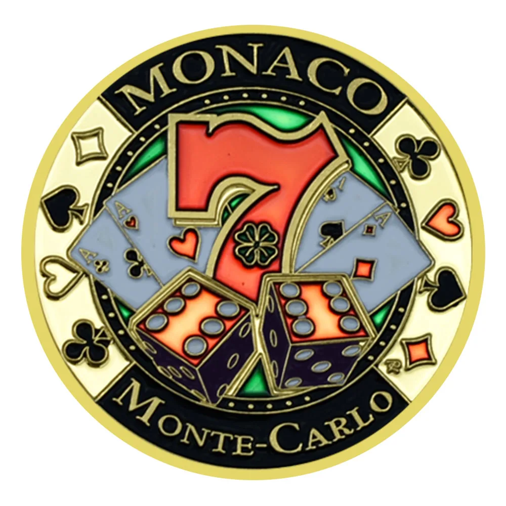 카지노 모나코 행운의 골드 코인 칩 챌린지 메달과 위탁 금속 행운의 포커 가드 기념품 공예 선물 - G마켓 모바일