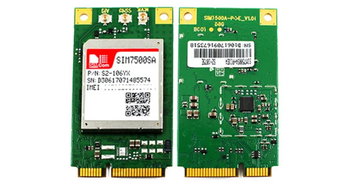 

SIMCOM SIM7500SA MINI PCIE LTE Cat-1 модуль для Австралии/Новой Зеландии/Южной Америки LTE-FDD B1/B3/B5/B7/B8/B28 UMTS/HSPA + B1/B5