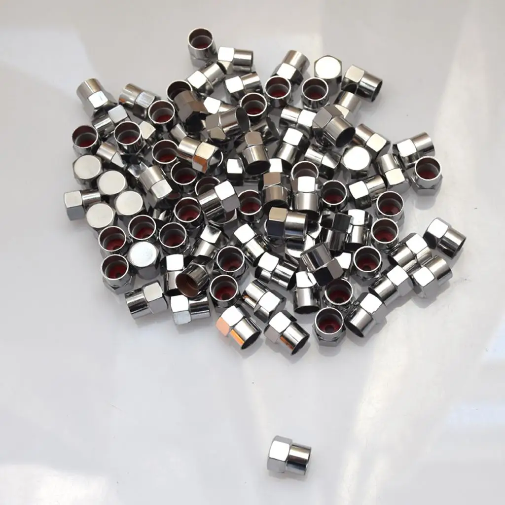 

100 Pieces Car Motorcycle Wheel Tire Stem Caps