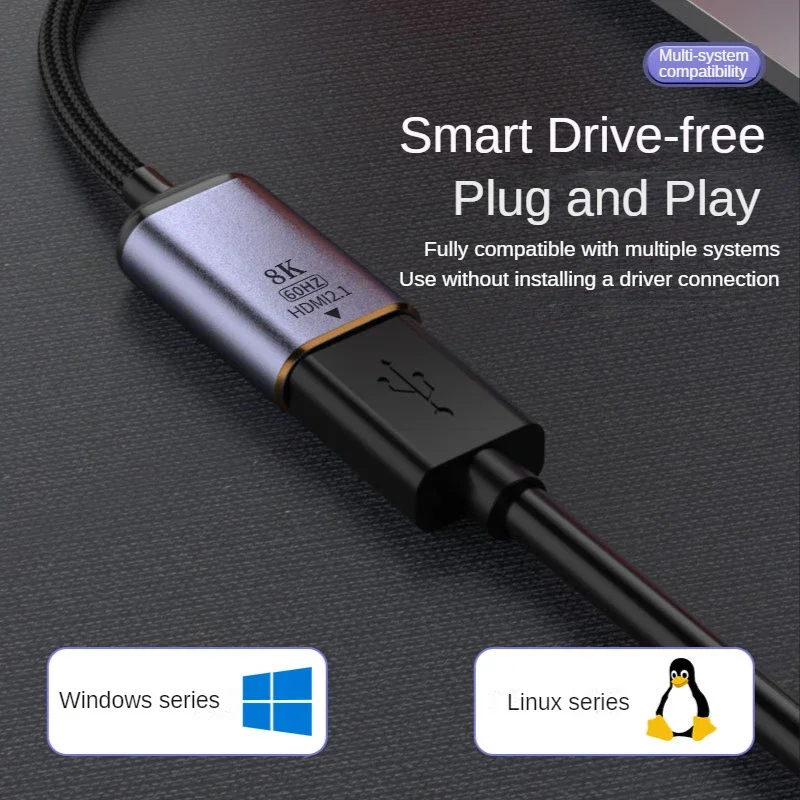 8k 60hz HD   Usb  C-HDMI ȣȯ 2.1/Mini DP-HDMI2.1 MacBook Pro Huawei Ʈ   