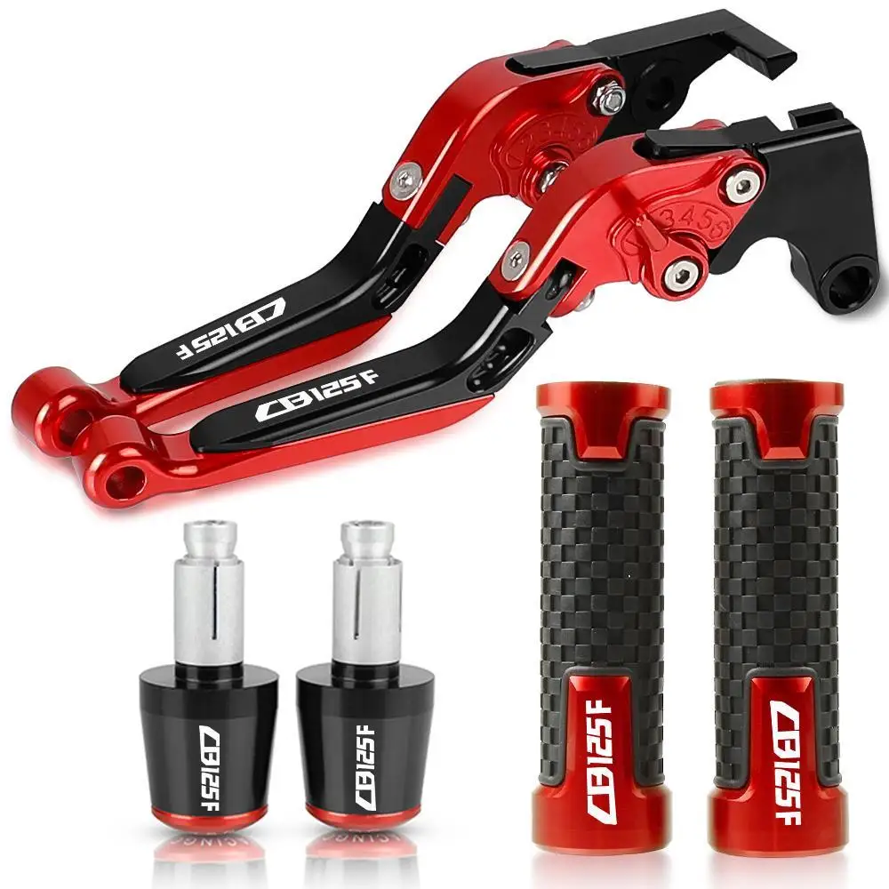 

For HONDA CB125F CB 125F 2016 Motorcycle Adjustable Clutch Accessories CNC Aluminum Brake Clutch Levers Handlebar Handle Grips