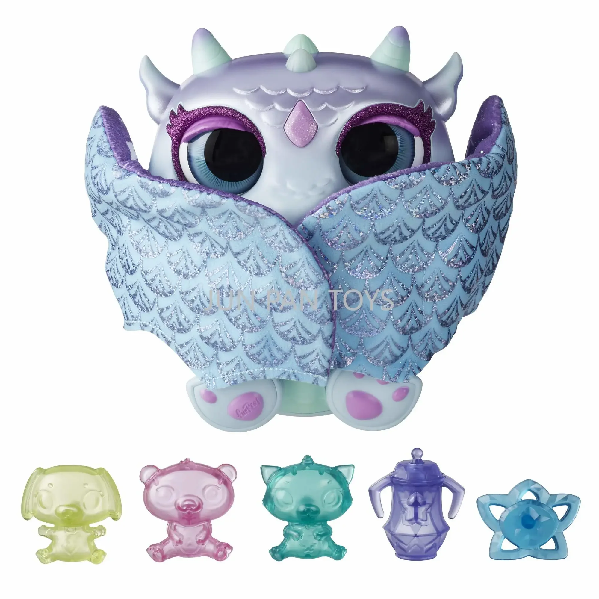 FurReal Friends Moodwings Snow Dragon Cute Electronic Interactive Pet Children's Toy with 50+ Sounds & Reactions Collection Doll 3