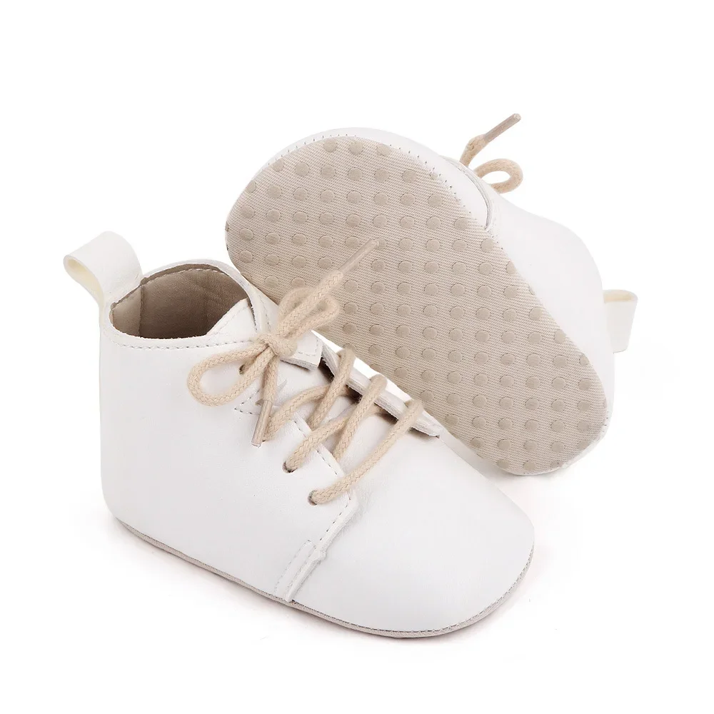 Newborn Baby Shoes Casual Baby Girl Boy PU Leather Infant Toddler Non Slip Soft Sole Sports Shoes First Walker Sneakers 3