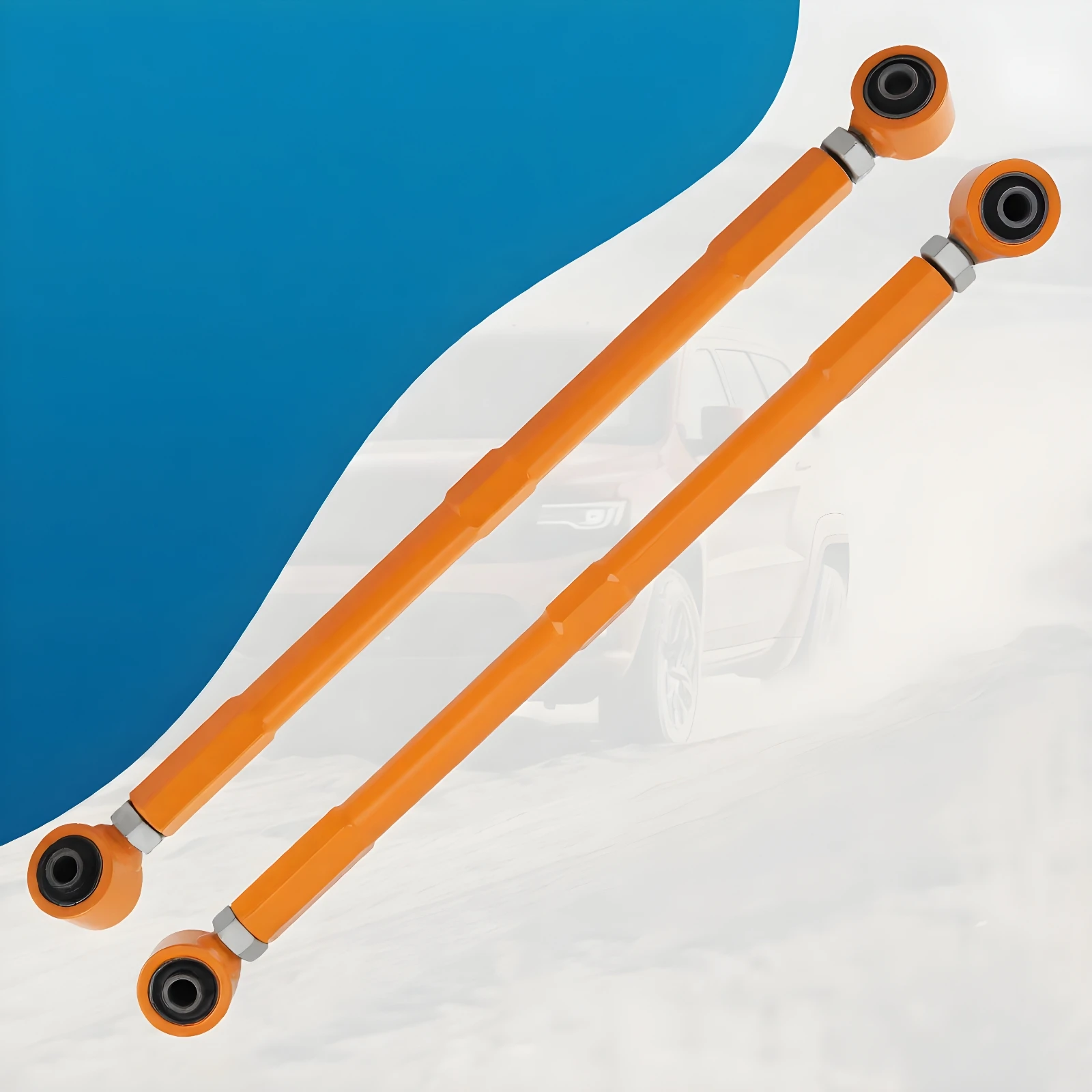 2-Piece Adjustable Control Camber Arm Kit for Mini Cooper R50 R52 R53 R56 R57 Rear Lower Set