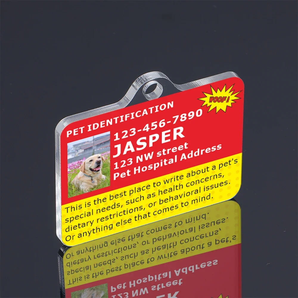 

Персонализированная идентификационная бирка для домашних животных, кошек, собак, ошейник, аксессуары, фото на заказ, бирки с именем, товары для собак, ошейник для собак