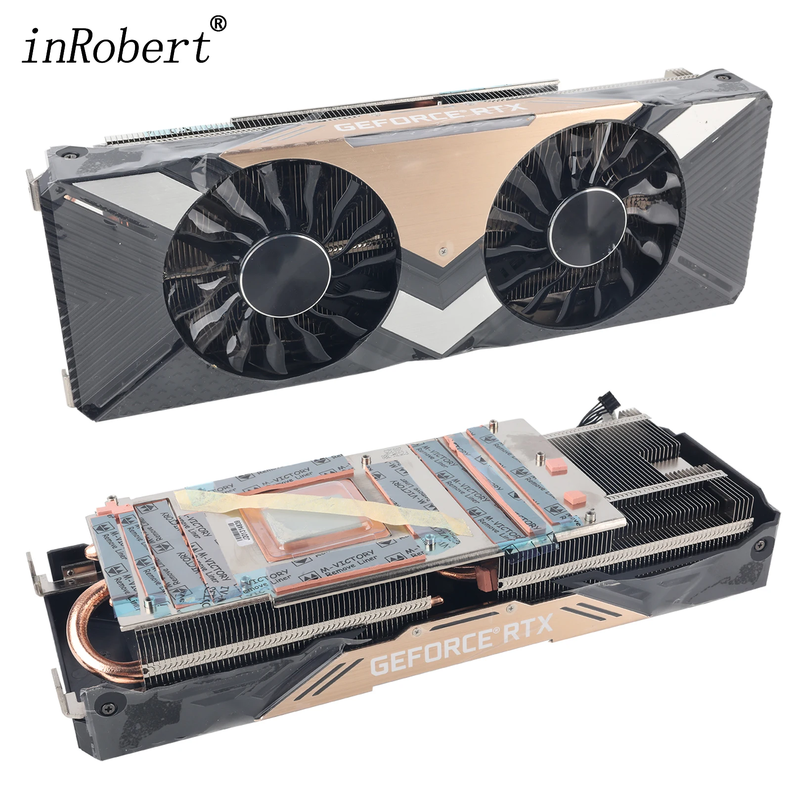 Dissipador de Substituição para Palit Geforce Rtx 2080 ti 11gb Dupla Placa Gráfica Ventilador de Refrigeração com Caixa 87 mm Ga92s2h