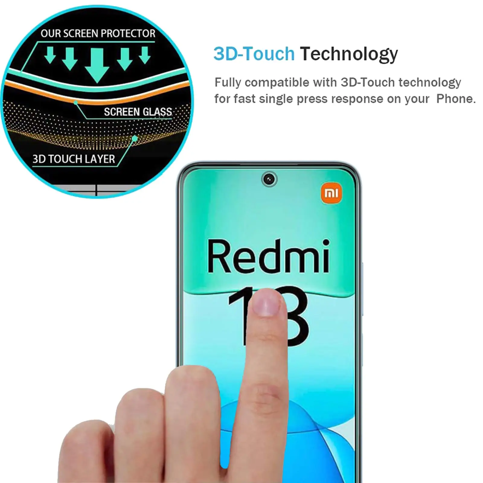 High-Quality Tempered Glass Screen Protector - 9H Anti-Scratch HD Clear