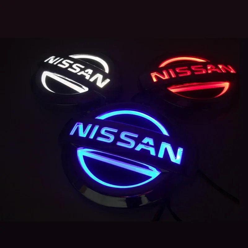 

Car 5D Led Logo Light Sticker Badge Trunk Emblem Decor for Qashqai Teana X-Trail Juke Sentra Sylphy Almera Versa Tiida