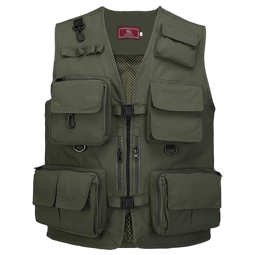 Gilet De Pêche Woodfield – Taille M – Beige – Multi-poches Extérieures/intérieures – Occasion